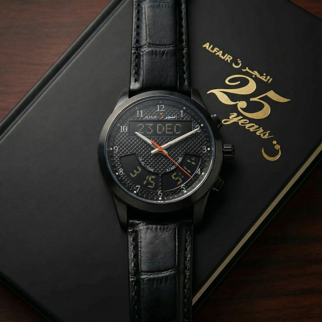 ALFAJR DELUXE 360 LEATHER BLACK LIMITED