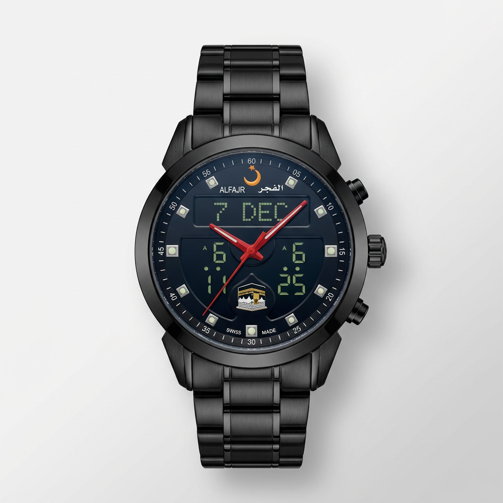 ALFAJR KAABA 360 BLACK STEEL