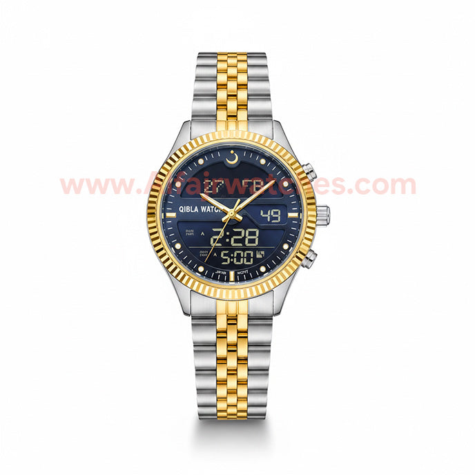 Sapphire Silver Gold - Alfajr Watch
